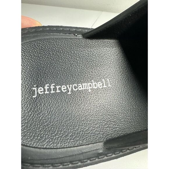 Free People X Jeffrey Campbell Bae Platform Mules Black NIB Size 8  Chunky Clogs - Picture 10 of 12